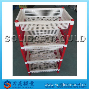 High Quality Kitchen Rack Shelf Plastic Mould